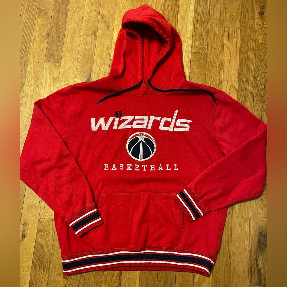 Washington Wizards Spellout Hoodie Embroidered
